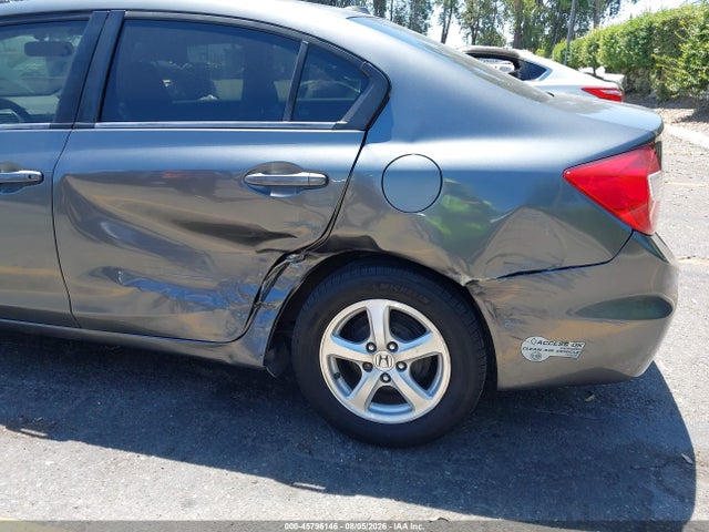 45796146 :رقم المزاد ، 19XFB5F52CE000047 vin ، 2012 Honda Civic Natural Gas مزاد بيع