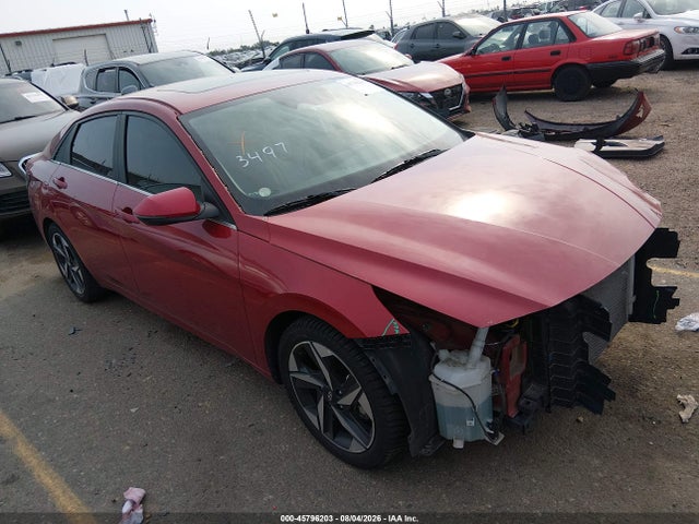 45796203 :رقم المزاد ، KMHLN4AJ8MU010847 vin ، 2021 Hyundai Elantra Hybrid Limited مزاد بيع