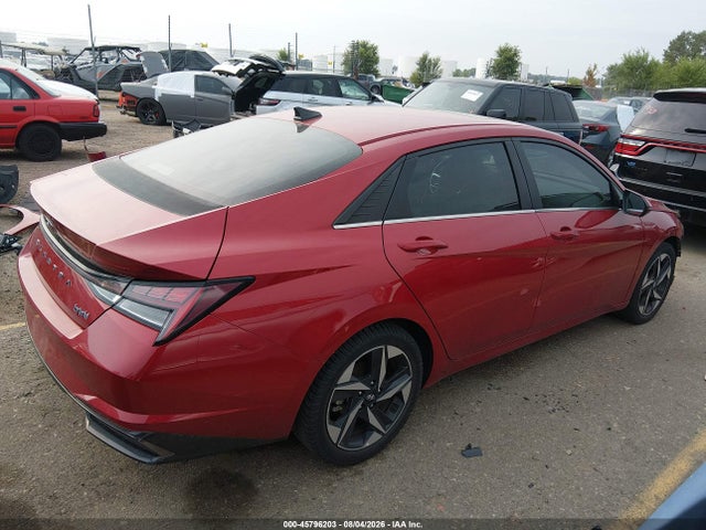 45796203 :رقم المزاد ، KMHLN4AJ8MU010847 vin ، 2021 Hyundai Elantra Hybrid Limited مزاد بيع