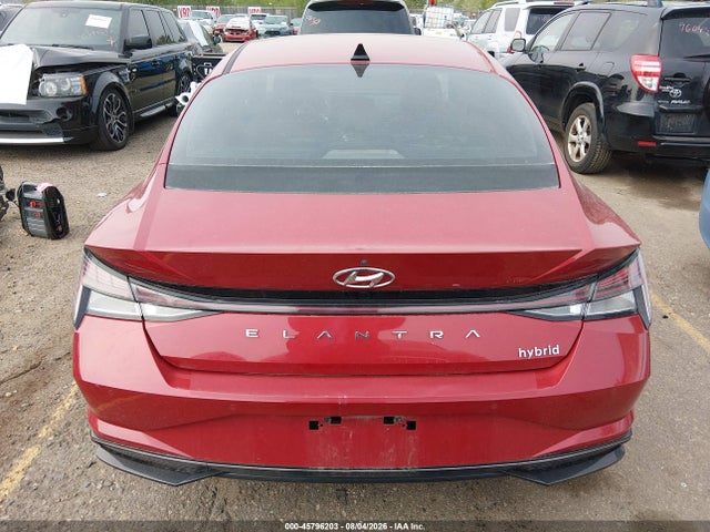 45796203 :رقم المزاد ، KMHLN4AJ8MU010847 vin ، 2021 Hyundai Elantra Hybrid Limited مزاد بيع