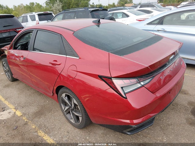 45796203 :رقم المزاد ، KMHLN4AJ8MU010847 vin ، 2021 Hyundai Elantra Hybrid Limited مزاد بيع