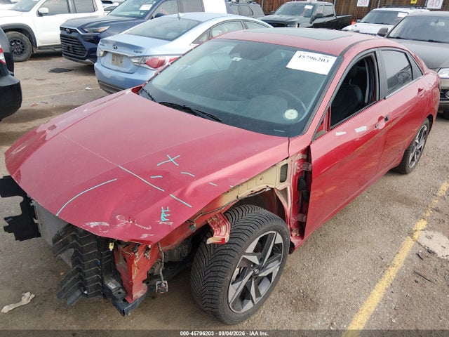 45796203 :رقم المزاد ، KMHLN4AJ8MU010847 vin ، 2021 Hyundai Elantra Hybrid Limited مزاد بيع