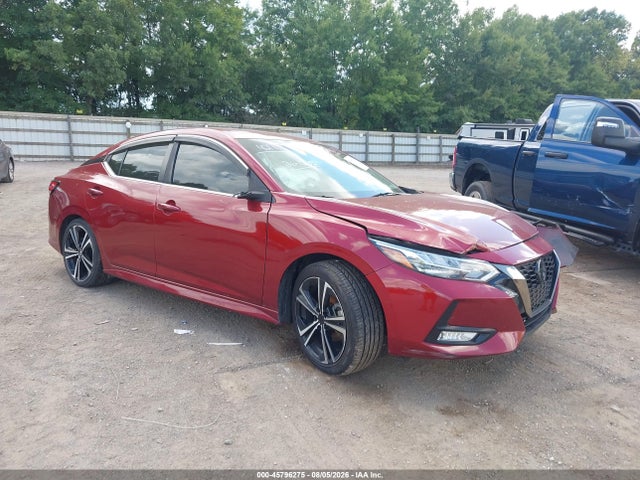 2021 Nissan Sentra Sr Xtronic Cvt მანქანა იყიდება აუქციონზე, vin: 3N1AB8DV3MY256814, აუქციონის ნომერი: 45796275
