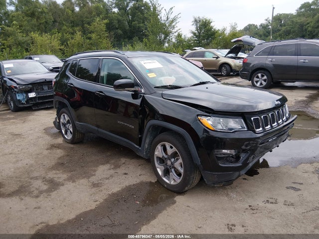 Auction sale of the 2020 Jeep Compass Limited 4x4, vin: 3C4NJDCB4LT185314, lot number: 45796347