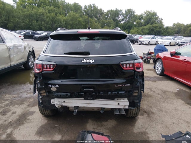 45796347 :رقم المزاد ، 3C4NJDCB4LT185314 vin ، 2020 Jeep Compass Limited 4x4 مزاد بيع