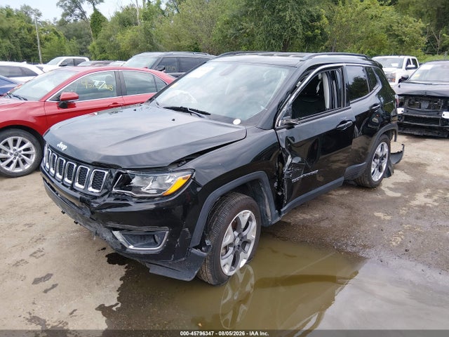 45796347 :رقم المزاد ، 3C4NJDCB4LT185314 vin ، 2020 Jeep Compass Limited 4x4 مزاد بيع