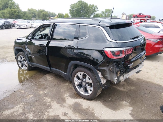 45796347 :رقم المزاد ، 3C4NJDCB4LT185314 vin ، 2020 Jeep Compass Limited 4x4 مزاد بيع