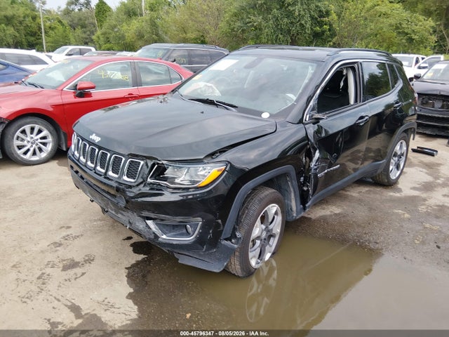 45796347 :رقم المزاد ، 3C4NJDCB4LT185314 vin ، 2020 Jeep Compass Limited 4x4 مزاد بيع