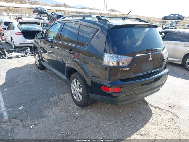 2012 Mitsubishi Outlander Es მანქანა იყიდება აუქციონზე, vin: JA4AS2AW5CU001598, აუქციონის ნომერი: 45796509
