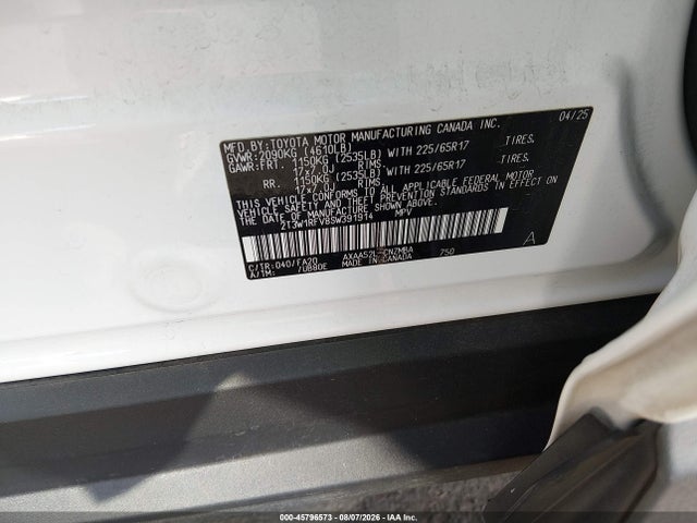 Toyota Rav4 Xle 2025 2T3W1RFV8SW391914 Image 9