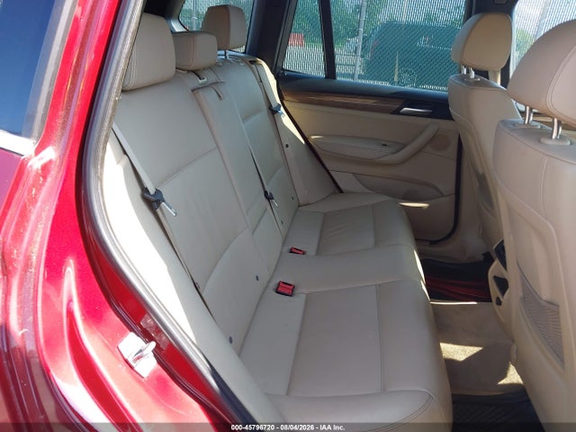 2012 Bmw X3 Xdrive28i მანქანა იყიდება აუქციონზე, vin: 5UXWX5C57CL725106, აუქციონის ნომერი: 45796720