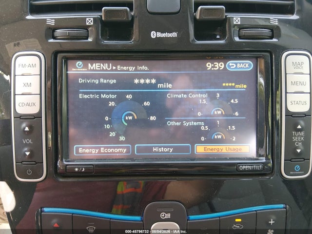 Продаж на аукціоні авто 2011 Nissan Leaf Sl, vin: JN1AZ0CP3BT004678, номер лоту: 45796732