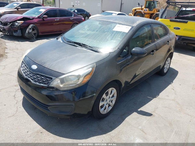 KIA RIO LX 2014 KNADM4A31E6333475 Image 2