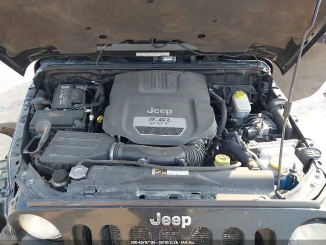 45797125 :رقم المزاد ، 1C4BJWEG0CL235807 vin ، 2012 Jeep Wrangler Unlimited Sahara مزاد بيع