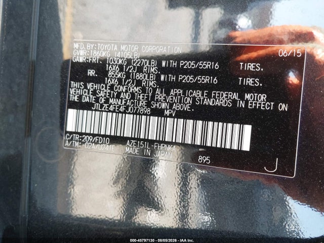 Scion XB 2015 JTLZE4FE4FJ077898 Image 9