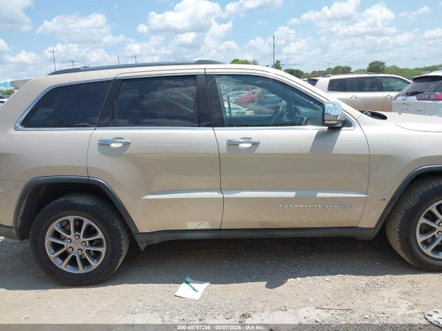45797296 :رقم المزاد ، 1C4RJFBG9FC191703 vin ، 2015 Jeep Grand Cherokee Limited مزاد بيع