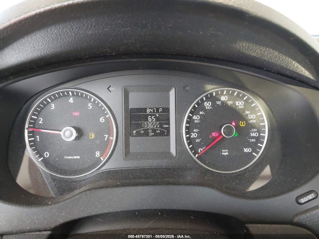 2012 Volkswagen Jetta 2.5l Se მანქანა იყიდება აუქციონზე, vin: 3VWDP7AJ6CM321889, აუქციონის ნომერი: 45797301