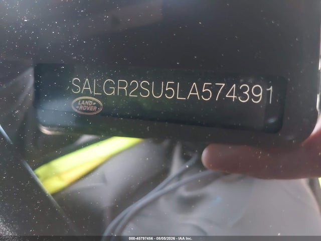 45797456 :رقم المزاد ، SALGR2SU5LA574391 vin ، 2020 Land Rover Range Rover مزاد بيع
