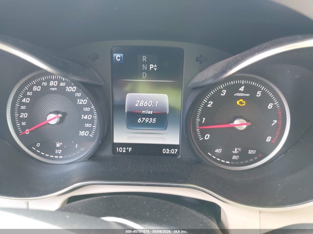 45797478 :رقم المزاد ، WDC0G4KB7HV007120 vin ، 2017 Mercedes-benz Glc 300 4matic مزاد بيع