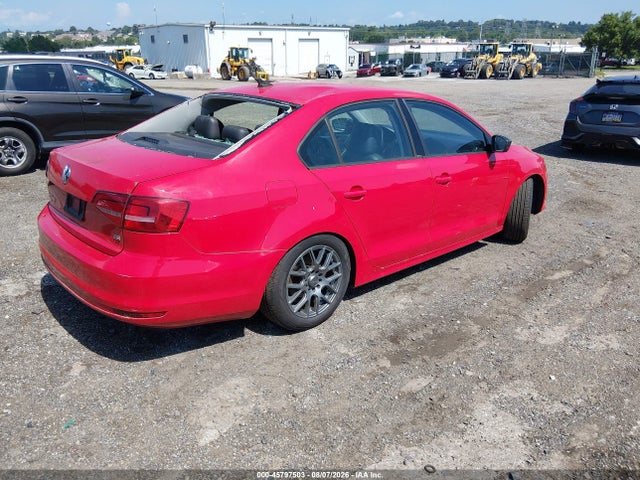 45797503 :رقم المزاد ، 3VWD17AJ9FM233098 vin ، 2015 Volkswagen Jetta 1.8t Se مزاد بيع