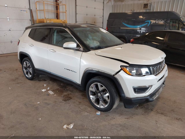 45797555 :رقم المزاد ، 3C4NJDCB3KT842988 vin ، 2019 Jeep Compass Limited 4x4 مزاد بيع