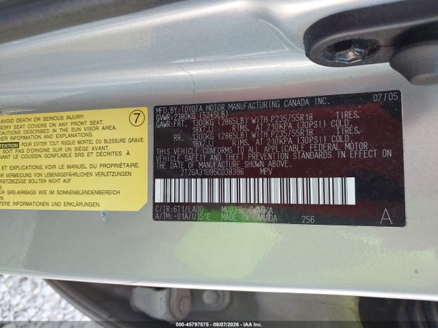 Aukcja sprzedaży 2005 Lexus Rx 330, vin: 2T2GA31U95C038396, numer aukcji: 45797575