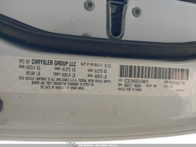 Aukcja sprzedaży 2014 Chrysler 300, vin: 2C3CCAAG5EH138873, numer aukcji: 45797641