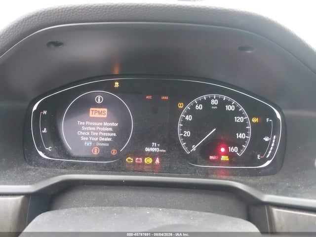 45797691 :رقم المزاد ، 1HGCV2F50LA018429 vin ، 2020 Honda Accord Ex-l 2.0t مزاد بيع