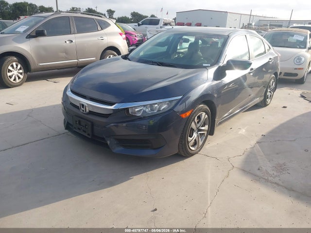 2018 Honda Civic Lx მანქანა იყიდება აუქციონზე, vin: 19XFC2F54JE000611, აუქციონის ნომერი: 45797747