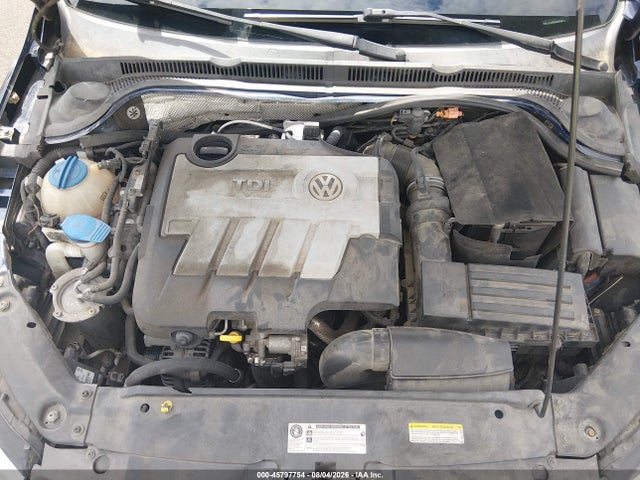 2014 Volkswagen Jetta 2.0l Tdi მანქანა იყიდება აუქციონზე, vin: 3VWLL7AJ9EM394071, აუქციონის ნომერი: 45797754