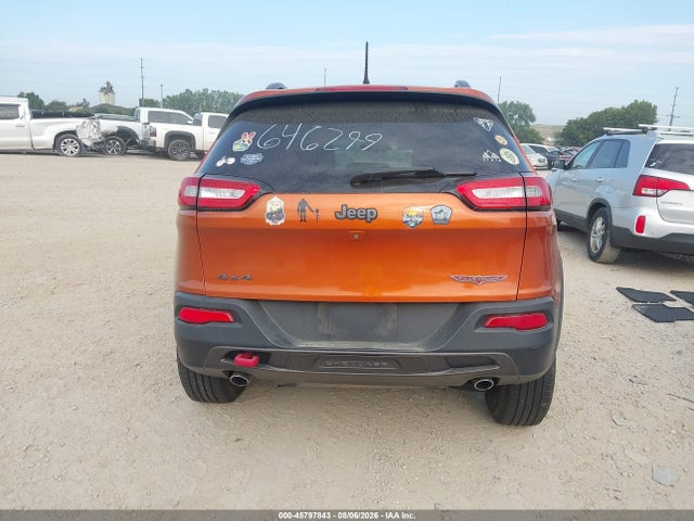 Продажа на аукционе авто 2015 Jeep Cherokee Trailhawk, vin: 1C4PJMBS5FW646299, номер лота: 45797843