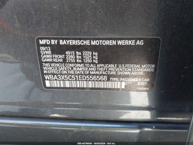 WBA3X5C51ED556568 BMW 328i Gran Turismo Xdrive