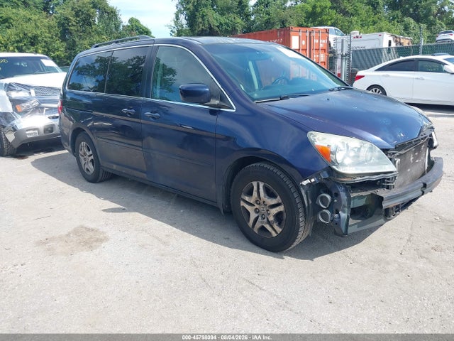 2007 Honda Odyssey Ex-l მანქანა იყიდება აუქციონზე, vin: 5FNRL38647B000958, აუქციონის ნომერი: 45798094