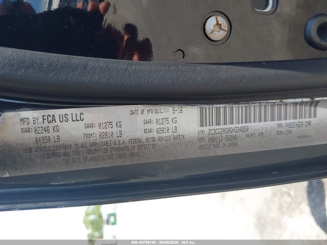Aukcja sprzedaży 2016 Dodge Challenger Sxt, vin: 2C3CDZAG0GH334850, numer aukcji: 45798145