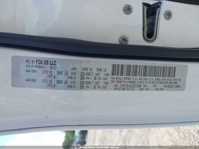 Продажа на аукционе авто 2018 Jeep Cherokee Latitude Plus 4x4, vin: 1C4PJMLX3JD527648, номер лота: 45798163