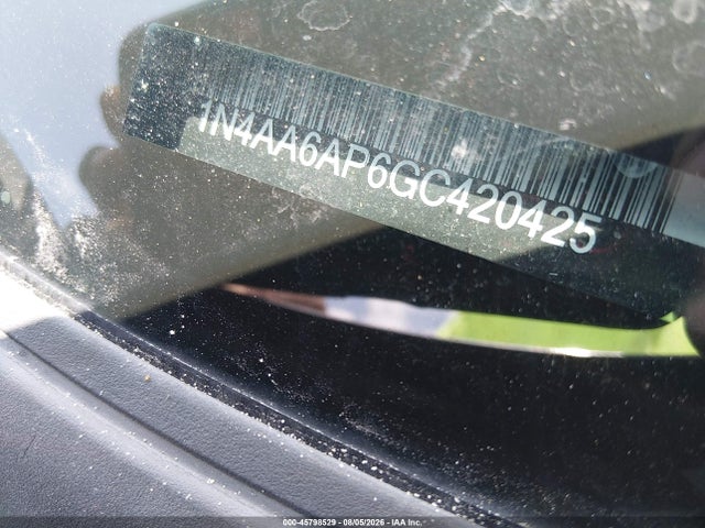 1N4AA6AP6GC420425 Nissan Maxima 3.5 Sv
