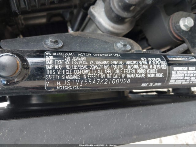 Suzuki VZ1500 2019 JS1VY55A7K2100028 Image 10