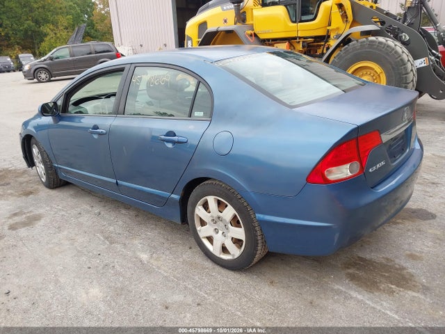 45798669 :رقم المزاد ، 2HGFA165X9H522970 vin ، 2009 Honda Civic Lx مزاد بيع