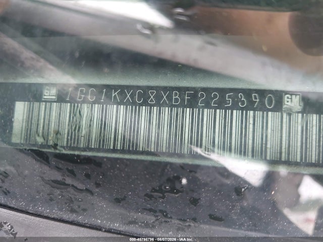 Aukcja sprzedaży 2011 Chevrolet Silverado 2500hd Lt, vin: 1GC1KXC8XBF225390, numer aukcji: 45798796