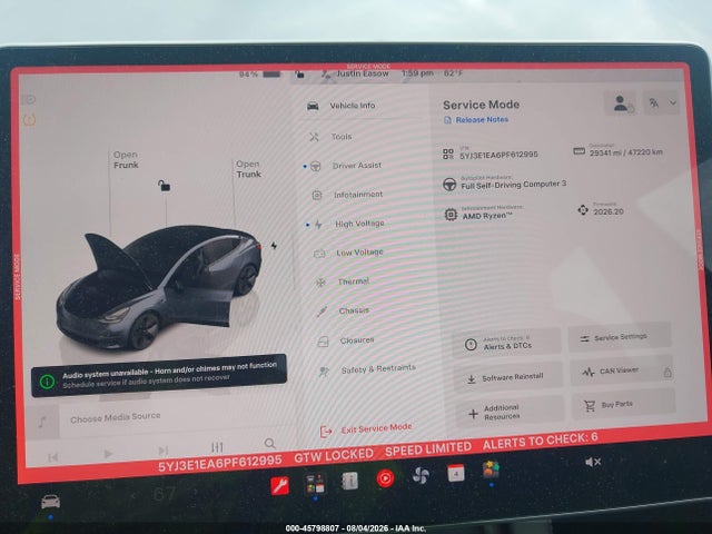 Tesla Model 3 Rear-wheel Drive 2023 5YJ3E1EA6PF612995 Image 7