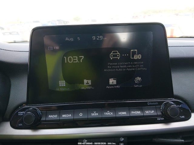 45798845 :رقم المزاد ، 3KPF24AD4KE058782 vin ، 2019 Kia Forte Lxs مزاد بيع