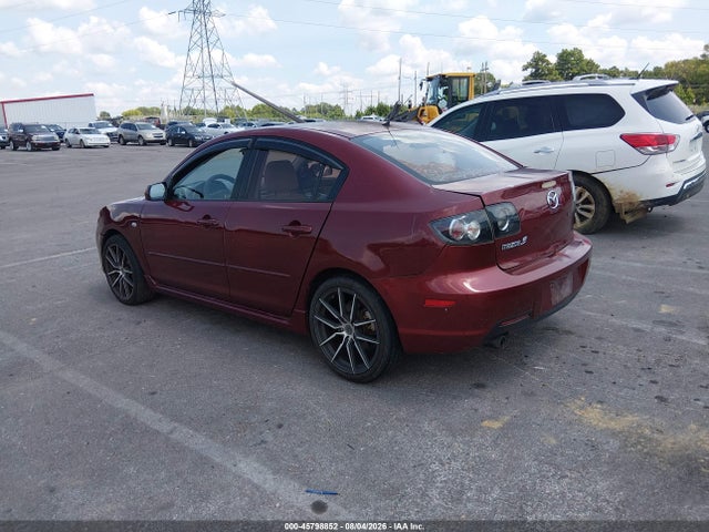 2008 Mazda Mazda3 S Sport მანქანა იყიდება აუქციონზე, vin: JM1BK323681155900, აუქციონის ნომერი: 45798852