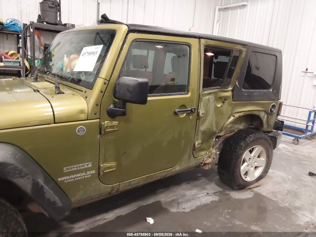 2010 Jeep Wrangler Unlimited Sport მანქანა იყიდება აუქციონზე, vin: 1J4BA3H16AL204204, აუქციონის ნომერი: 45798903
