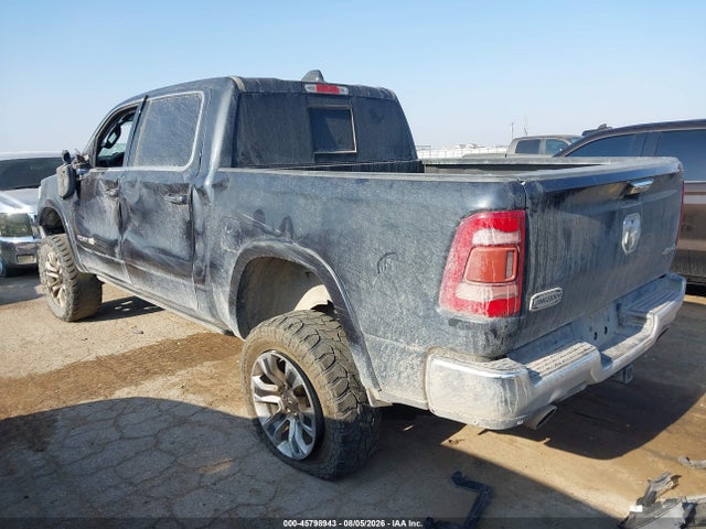 45798943 :رقم المزاد ، 1C6SRFKT7KN832263 vin ، 2019 Ram 1500 Longhorn  4x4 5'7 Box مزاد بيع