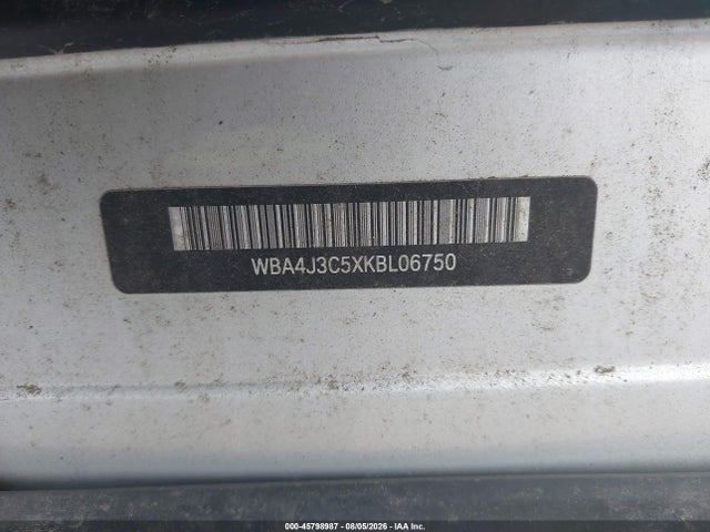 Aukcja sprzedaży 2019 Bmw 430i Gran Coupe Xdrive, vin: WBA4J3C5XKBL06750, numer aukcji: 45798987