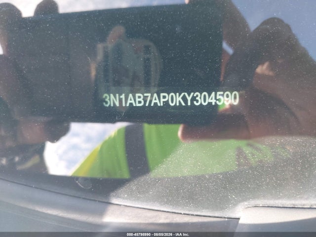 45798990 :رقم المزاد ، 3N1AB7AP0KY304590 vin ، 2019 Nissan Sentra Sv مزاد بيع