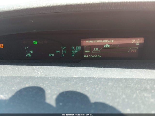 2012 Toyota Prius Three მანქანა იყიდება აუქციონზე, vin: JTDKN3DU9C0336081, აუქციონის ნომერი: 45799167