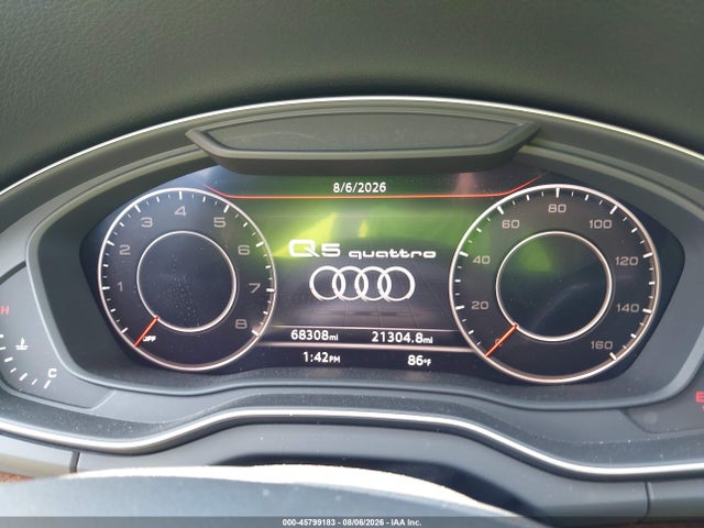 Aukcja sprzedaży 2018 Audi Q5 2.0t Premium/2.0t Tech Premium, vin: WA1BNAFY9J2011804, numer aukcji: 45799183