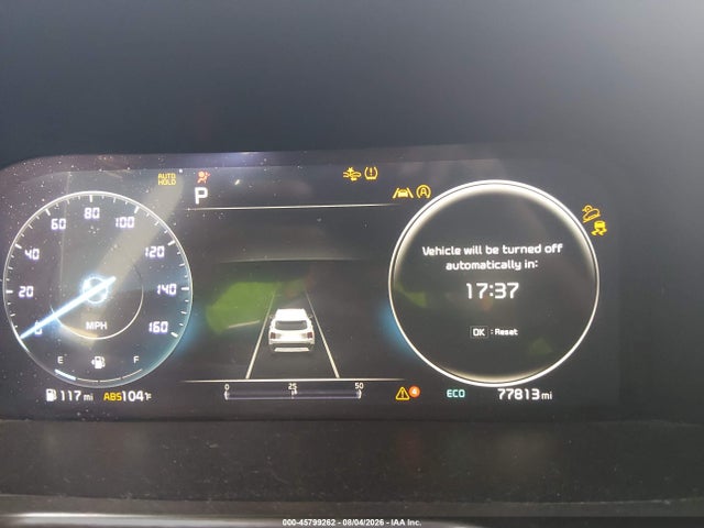 45799262 :رقم المزاد ، 5XYRK4LF7NG101823 vin ، 2022 Kia Sorento Sx Prestige مزاد بيع