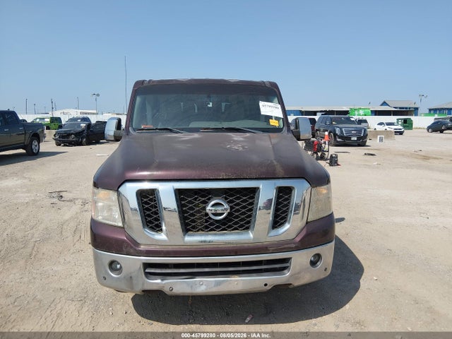 2013 Nissan Nv Passenger Nv3500 Hd Sl V8 მანქანა იყიდება აუქციონზე, vin: 5BZAF0AA3DN201281, აუქციონის ნომერი: 45799280